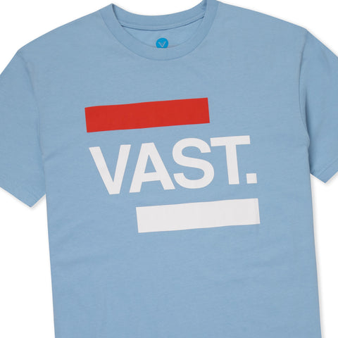 Vast Campaign Tee - Powder blue