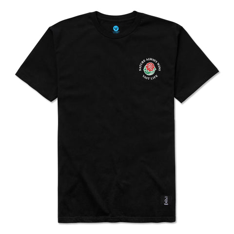 Vast Naw Rose Tee - Black 短袖T恤