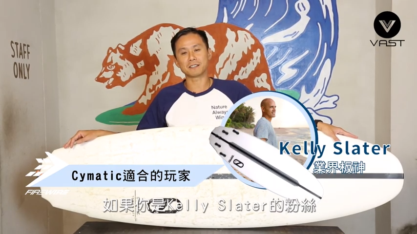 【Kelly Slater 御用浪板開箱】Cymatic 雙蝙蝠尾設計，讓你一衝就上癮！