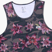 VAST Aqua Terra Floral Blend Camo Tech Tank - 防曬機能快乾背心 - 迷彩印花