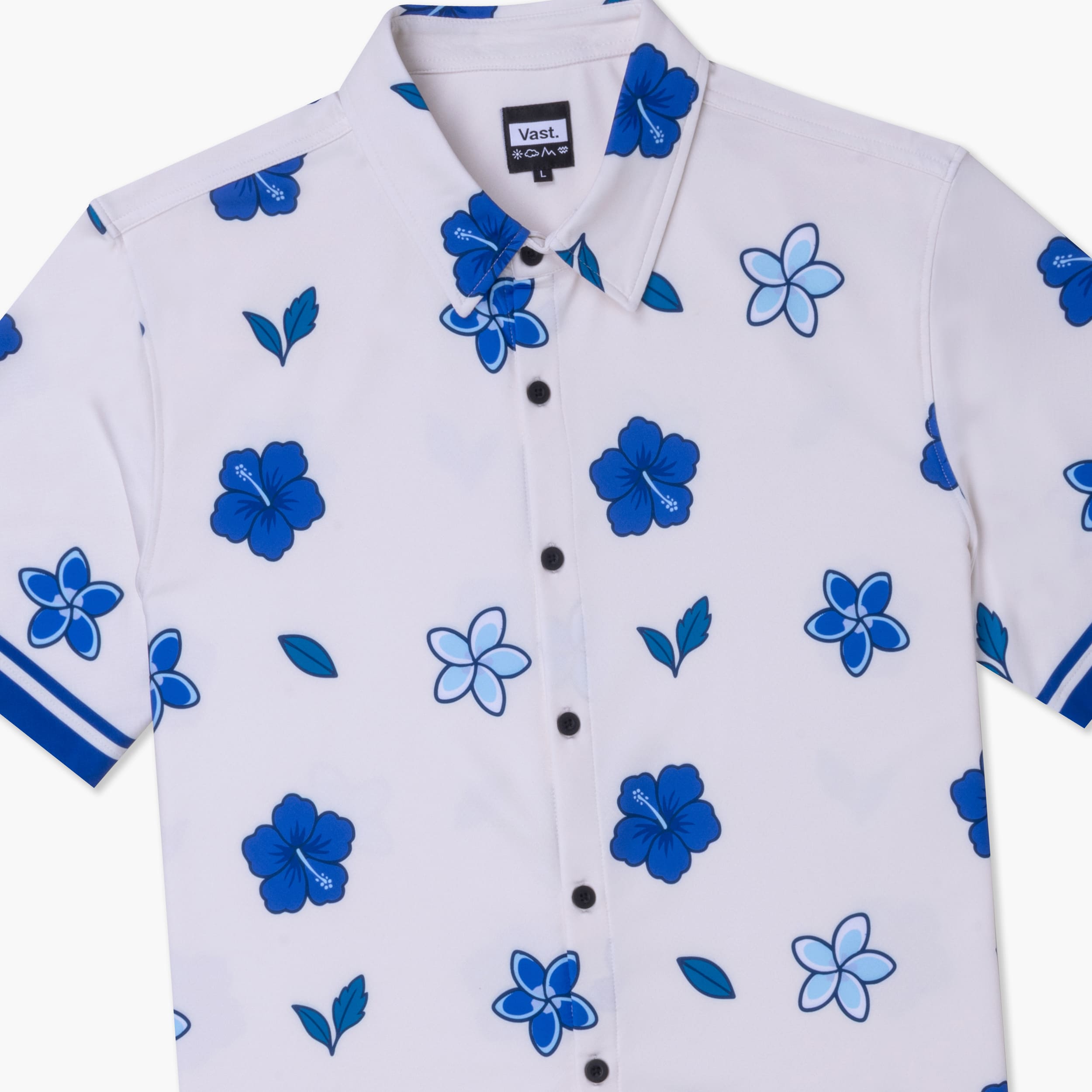 Aqua Terra  Floral Dream Tech Button Up - 花卉夢境圖騰機能襯衫