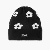 VAST白色櫻花圖騰毛帽