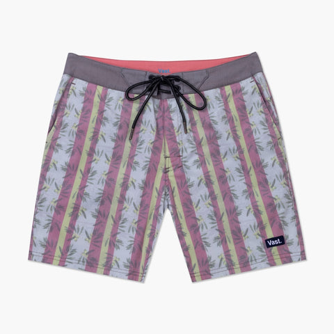 VAST Peace Boardshort 橄欖葉復古短版衝浪褲-橄欖綠