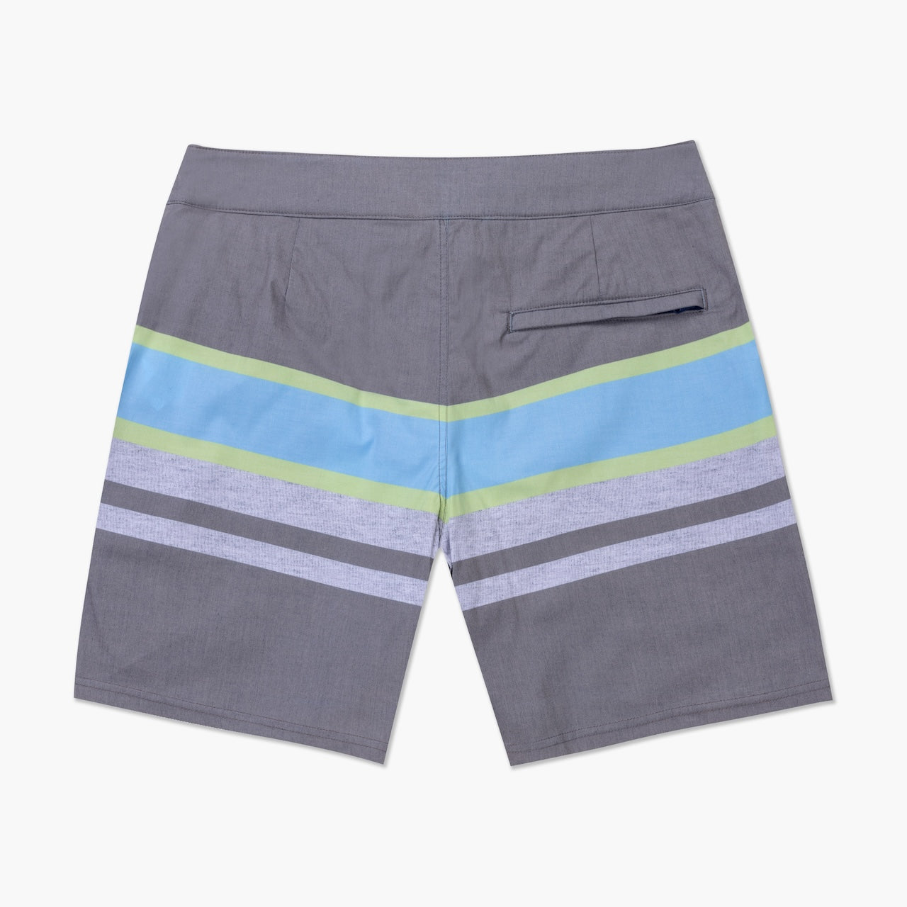 VAST Natural Lines   疊色線條復古短版衝浪褲-海軍藍