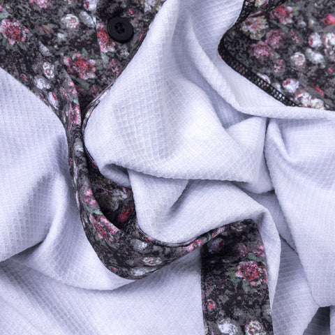 VAST Digi Floral 印花襯衫-紅