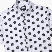 VAST FLOWER POWER 印花襯衫-白