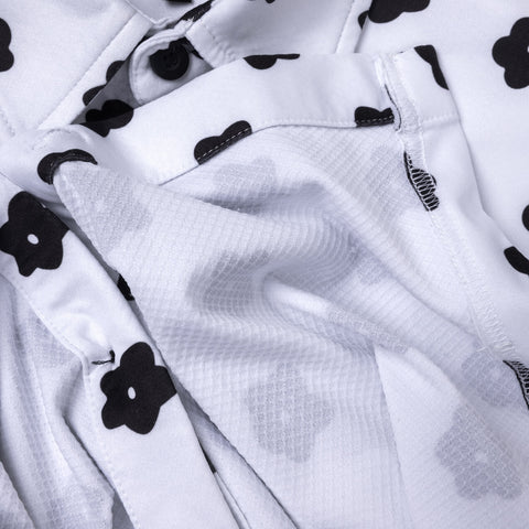 VAST FLOWER POWER 印花襯衫-白