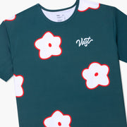 VAST FLOWER PATCH 防曬機能衝浪T Shirt-深綠色