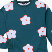 VAST Flower Patch Pullover-深綠色