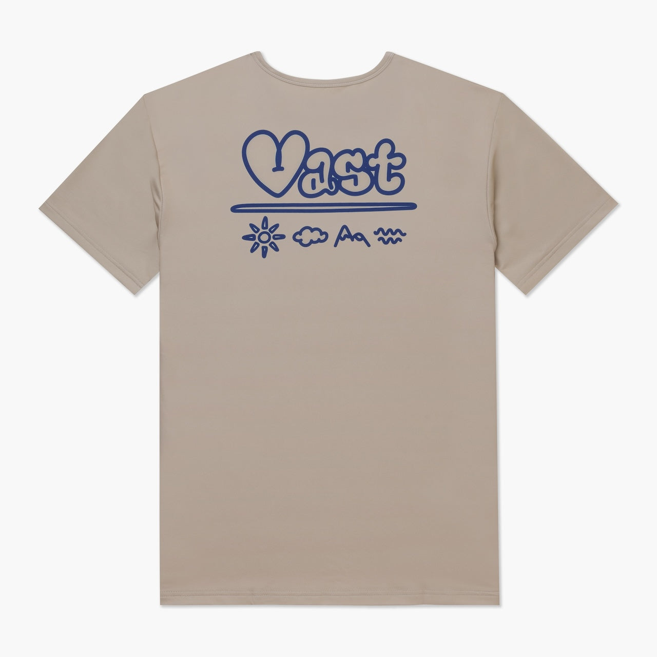 VAST 街頭Elements防曬機能衝浪T Shirt-卡其