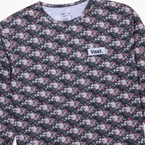 VAST DIGI FLORAL印花 長袖上衣