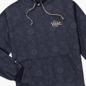 Vast Paisley Pullover 連帽上衣-黑灰色
