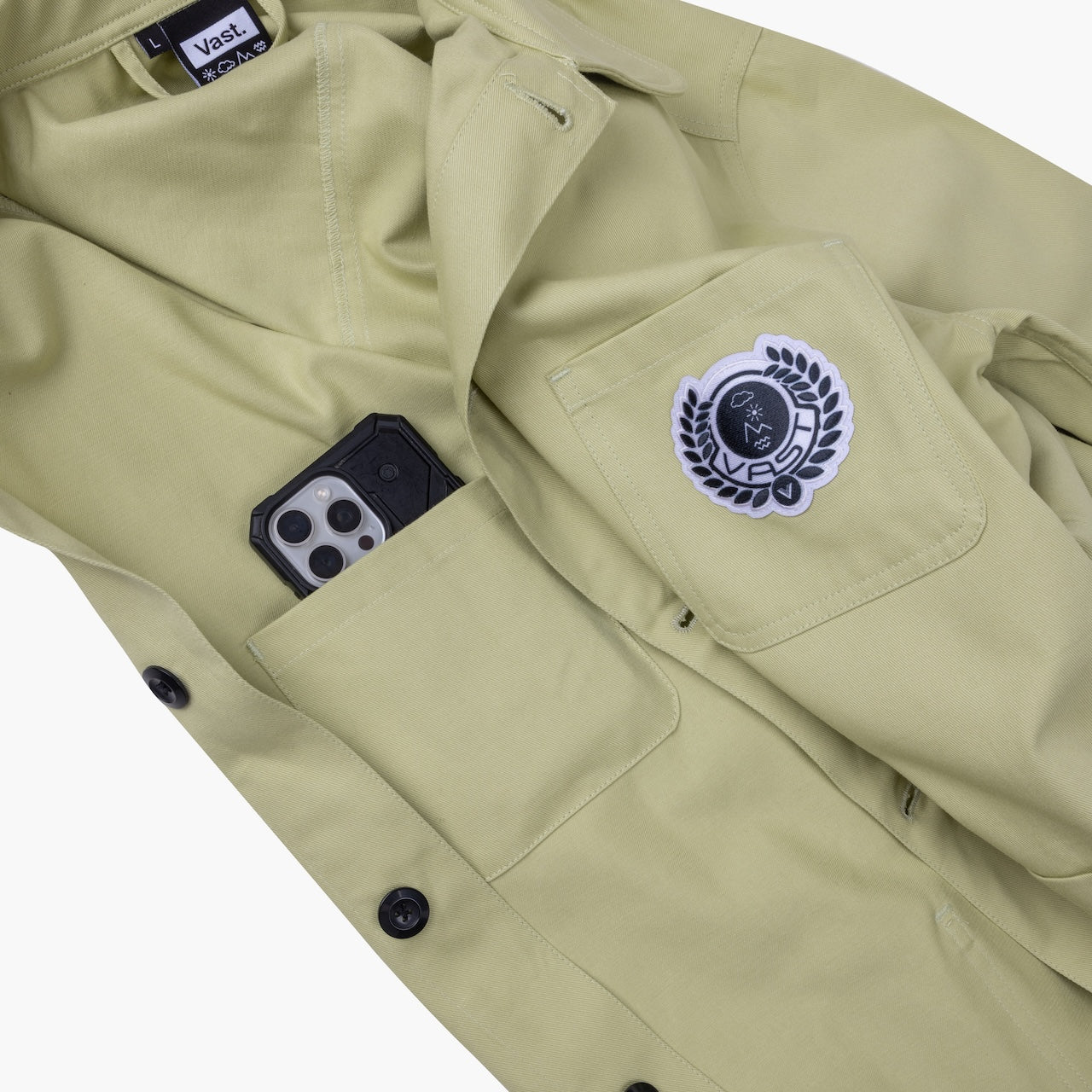 Vast 排扣式工裝夾克