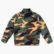 VAST Army Camo Sherpa 迷彩絨毛外套 背面 軍綠色