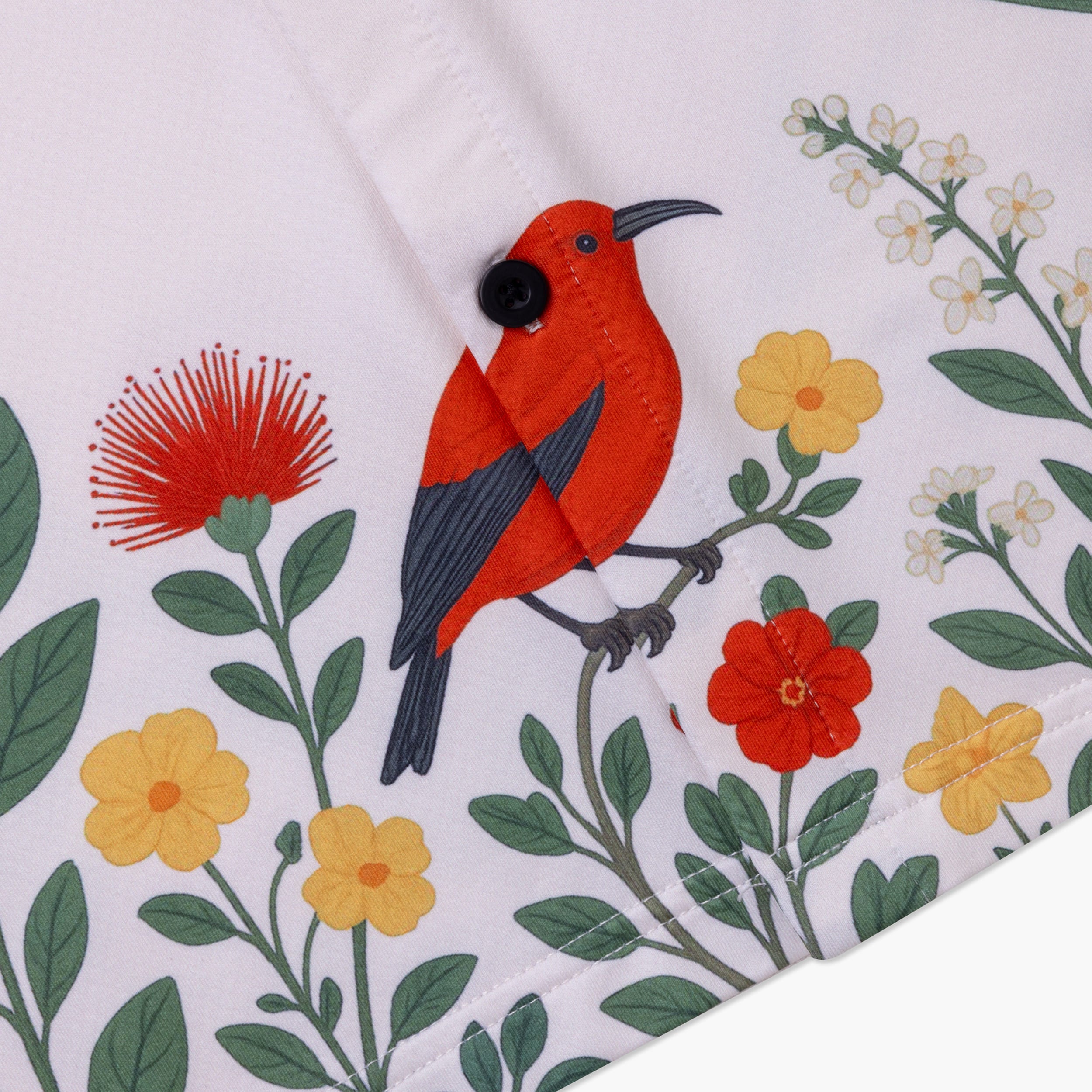 Aqua Terra Floral Fauna and Forest Tech Button Up - 自然圖騰機能襯衫