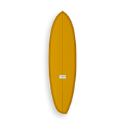 Almond Beyond and Back 6'6 金色衝浪板正面