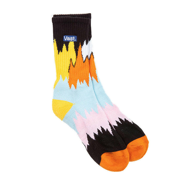 VAST Fro Socks 迷幻塗鴉中筒襪