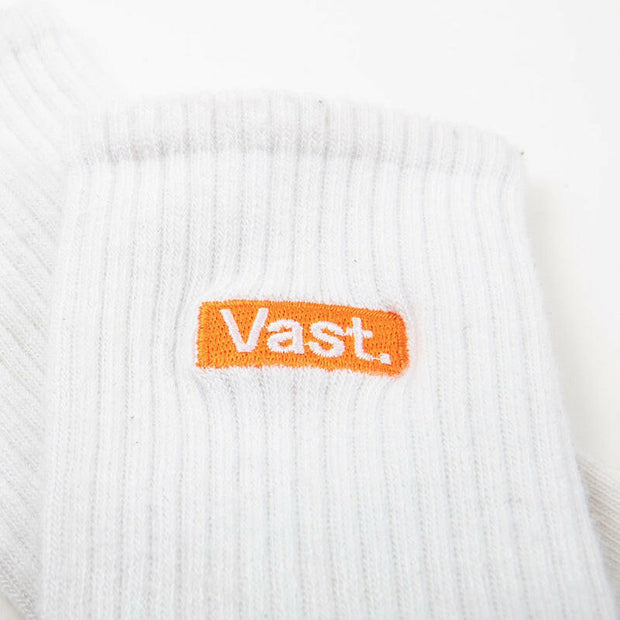 VAST Orange Socks 橘子奶昔中筒襪