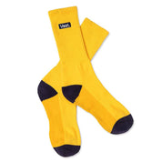 VAST 香蕉黃 復古中筒襪