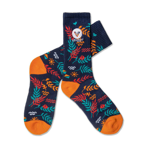 VAST Tropical Elements Socks 熱帶印花中筒襪