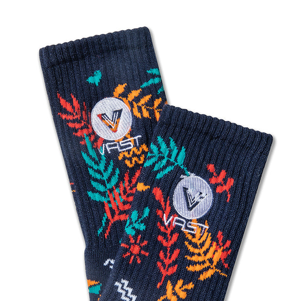 VAST Tropical Elements Socks 熱帶印花中筒襪