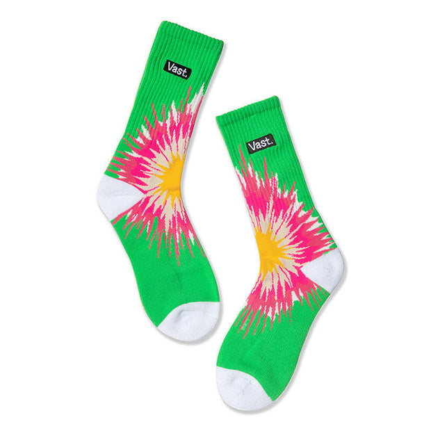 VAST Tie Dye Socks 繽紛渲染中筒襪