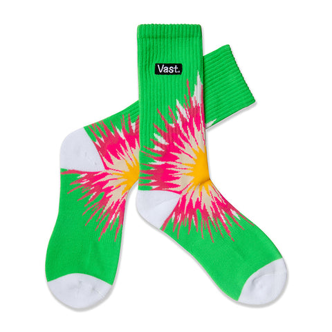 VAST Tie Dye Socks 繽紛渲染中筒襪