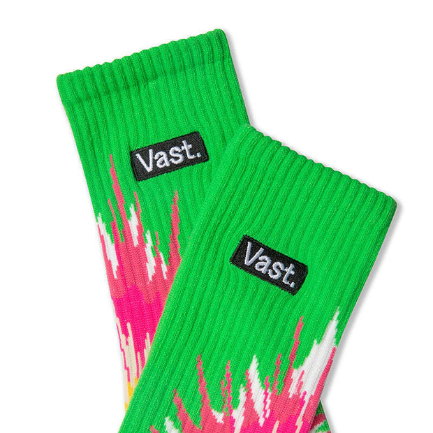 VAST Tie Dye Socks 繽紛渲染中筒襪