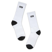 VAST White Socks 純白撞色中筒襪