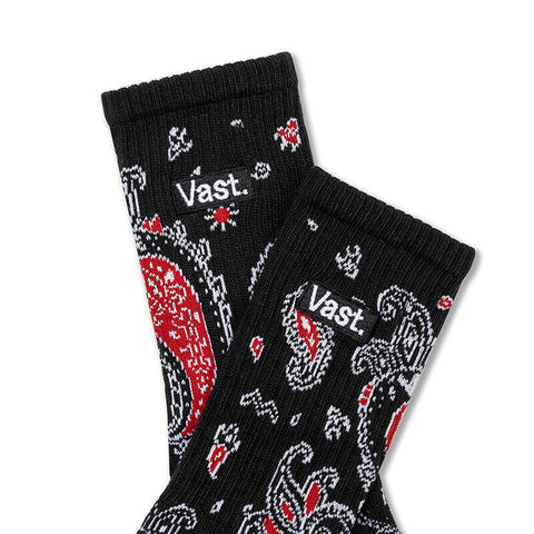 VAST Paisley Socks 變形蟲印花中筒襪