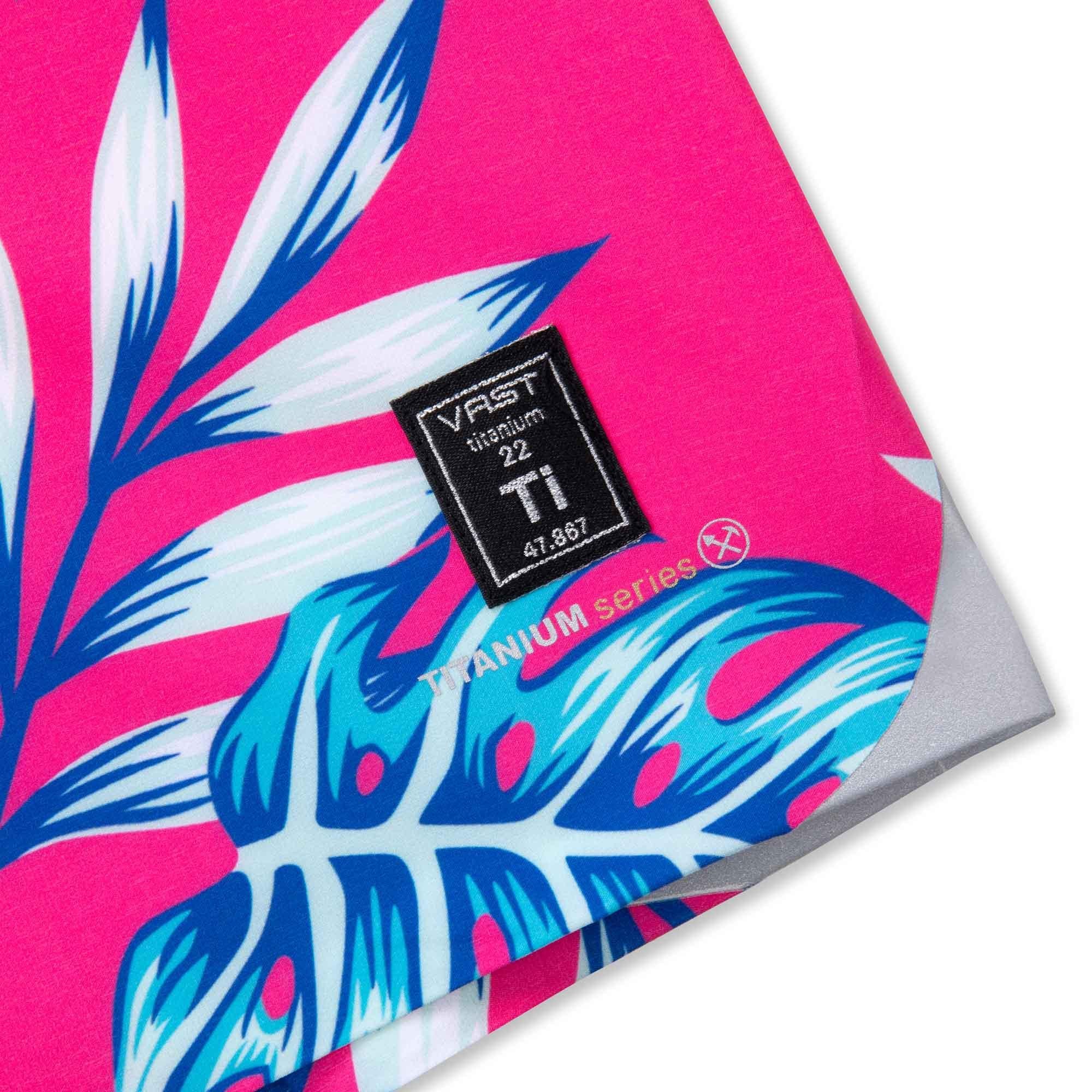 VAST Fuchsia Tropics 鈦系列機能衝浪褲 熱帶桃紅