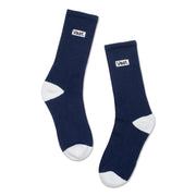 VAST Navy Socks 復古海軍藍中筒襪