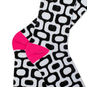 VAST 幾何印花 復古中筒襪