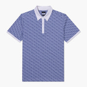 VAST Aqua Terra Heritage Polo - 經典防曬 polo 衫 - 藍白