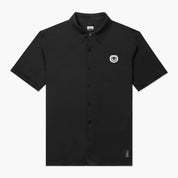 Aqua Terra Night Shade Tech Button Up - 黑色經典圖騰襯衫