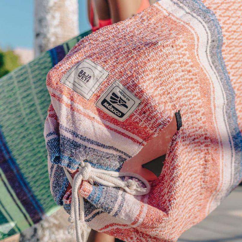 Baja Wey Pepe Bag 中長板衝浪板襪 7'6" - 粉/紫