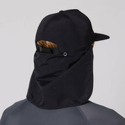 OCEAN EARTH Bingin Strap Back 可拆式後遮陽衝浪帽 - 黑