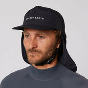 OCEAN EARTH Bingin Strap Back 可拆式後遮陽衝浪帽 - 黑