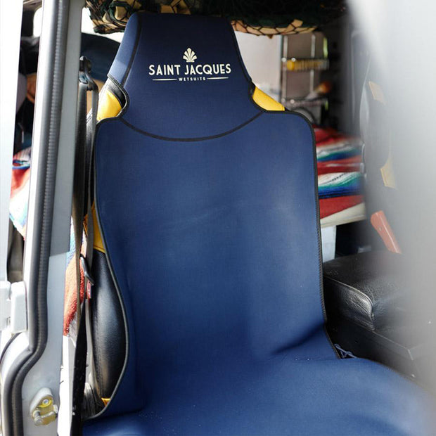 Saint Jacques CAR SEAT COVER 車用防水坐墊-黑/藍