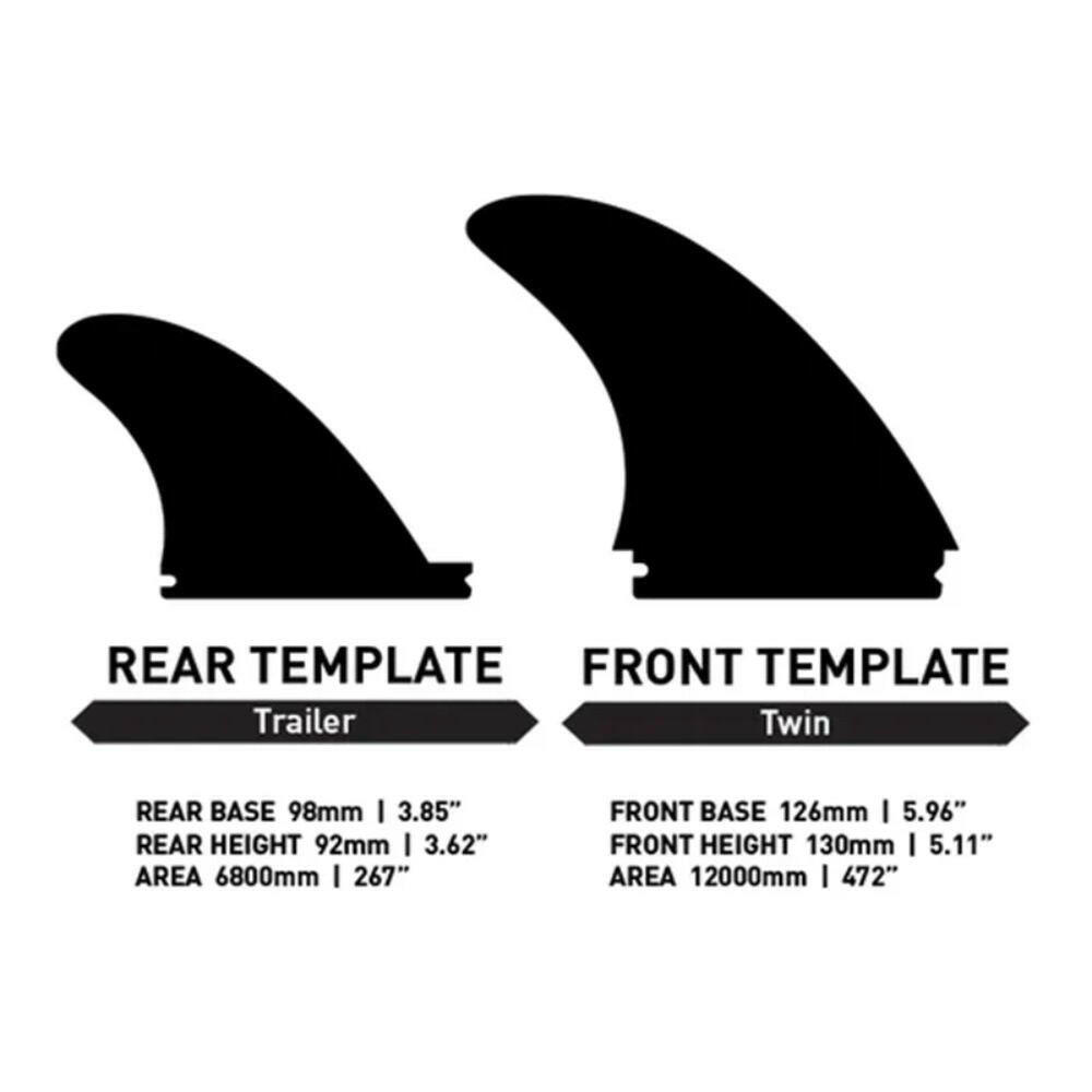 FIREWIRE Machado 2+1 Fin Set 衝浪板舵