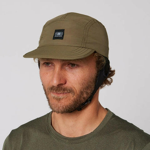 OCEAN EARTH Indo 5 Panel 遮陽衝浪帽 - 橄欖綠