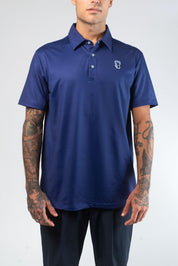 VAST Aqua Terra Formosa Bear Polo 模特兒穿著展示 藍