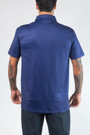 VAST Aqua Terra Formosa Bear Polo 模特兒穿著展示 藍