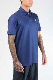 VAST Aqua Terra Formosa Bear Polo 模特兒穿著展示 藍