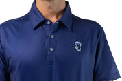 VAST Aqua Terra Formosa Bear Polo 模特兒穿著展示 藍