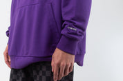 VAST United Elements Hooded Pullover 模特兒穿著展示 紫色