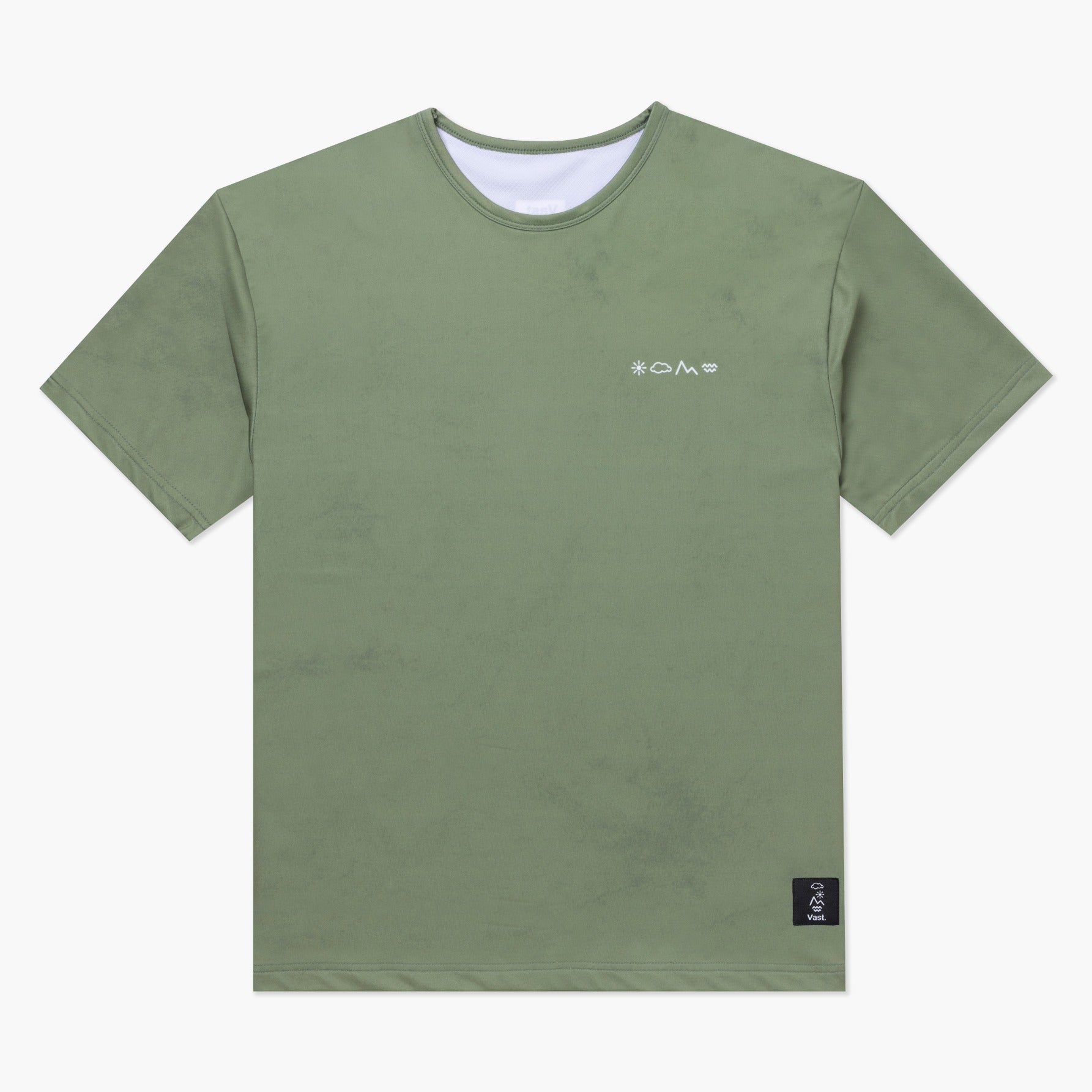 VAST Patina Standard Fit Tee 防曬機能衝浪衣 官方商品圖 1 軍綠色
