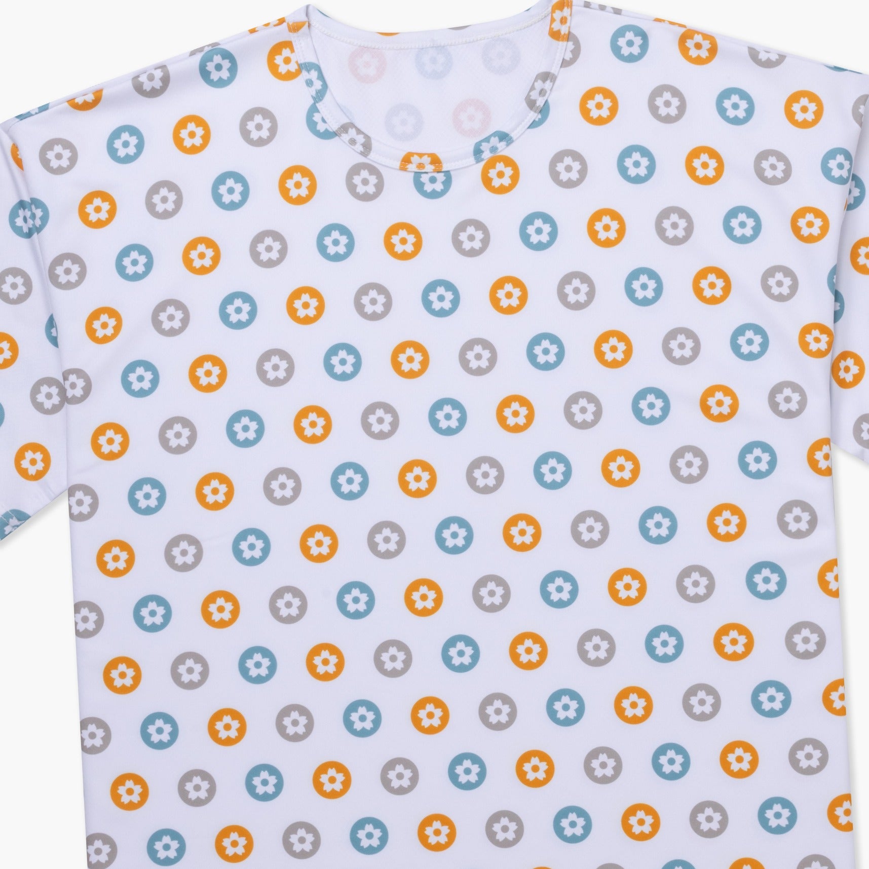 VAST Sakura Polka Boxy Fit Tee 防曬機能衝浪衣 官方商品圖 3 水泥白