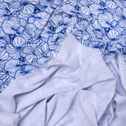 VAST Hibiscus Button Up 防曬機能衝浪短袖襯衫 官方商品圖 4 藍色