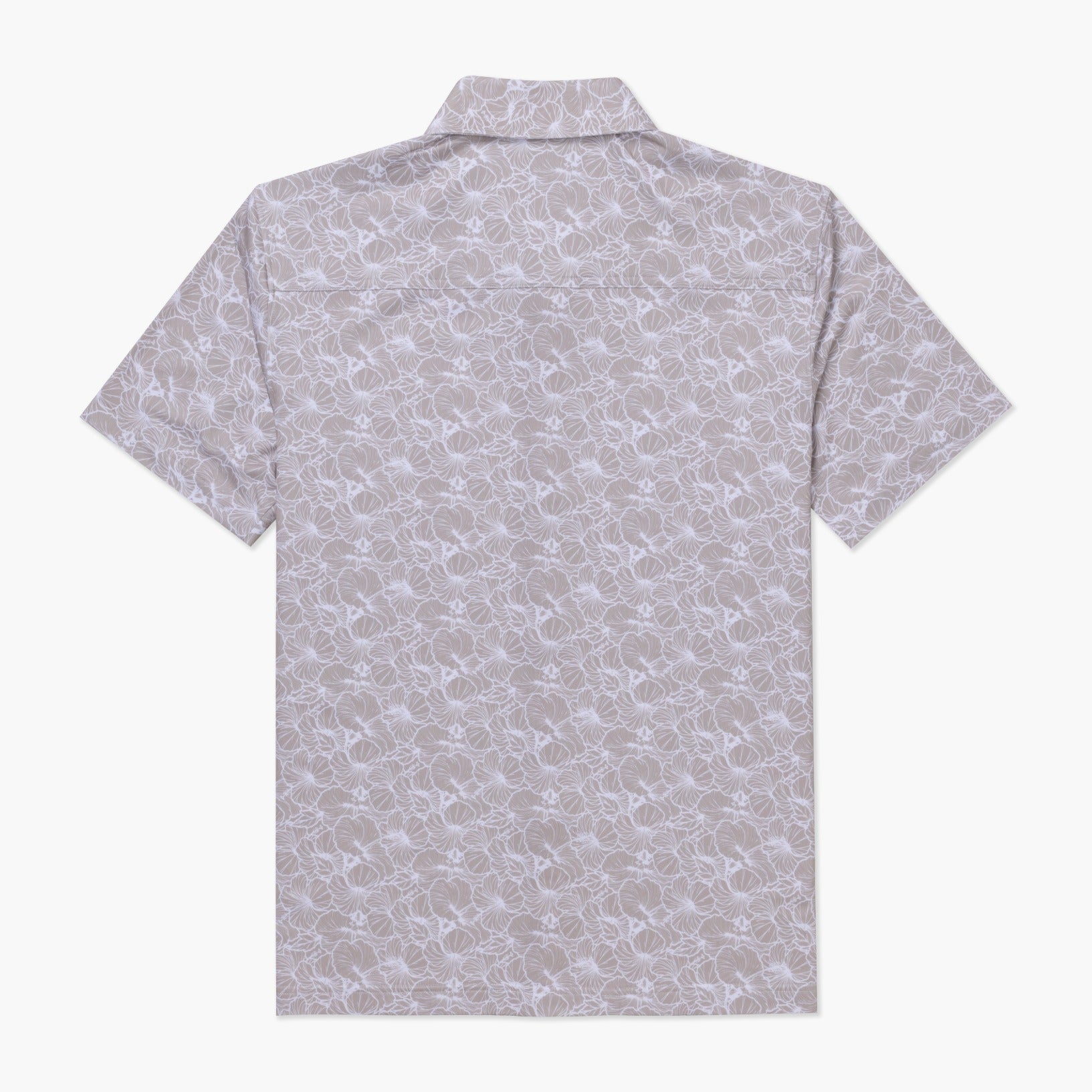 VAST Hibiscus Button Up 防曬機能衝浪短袖襯衫 官方商品圖 2 奶油白